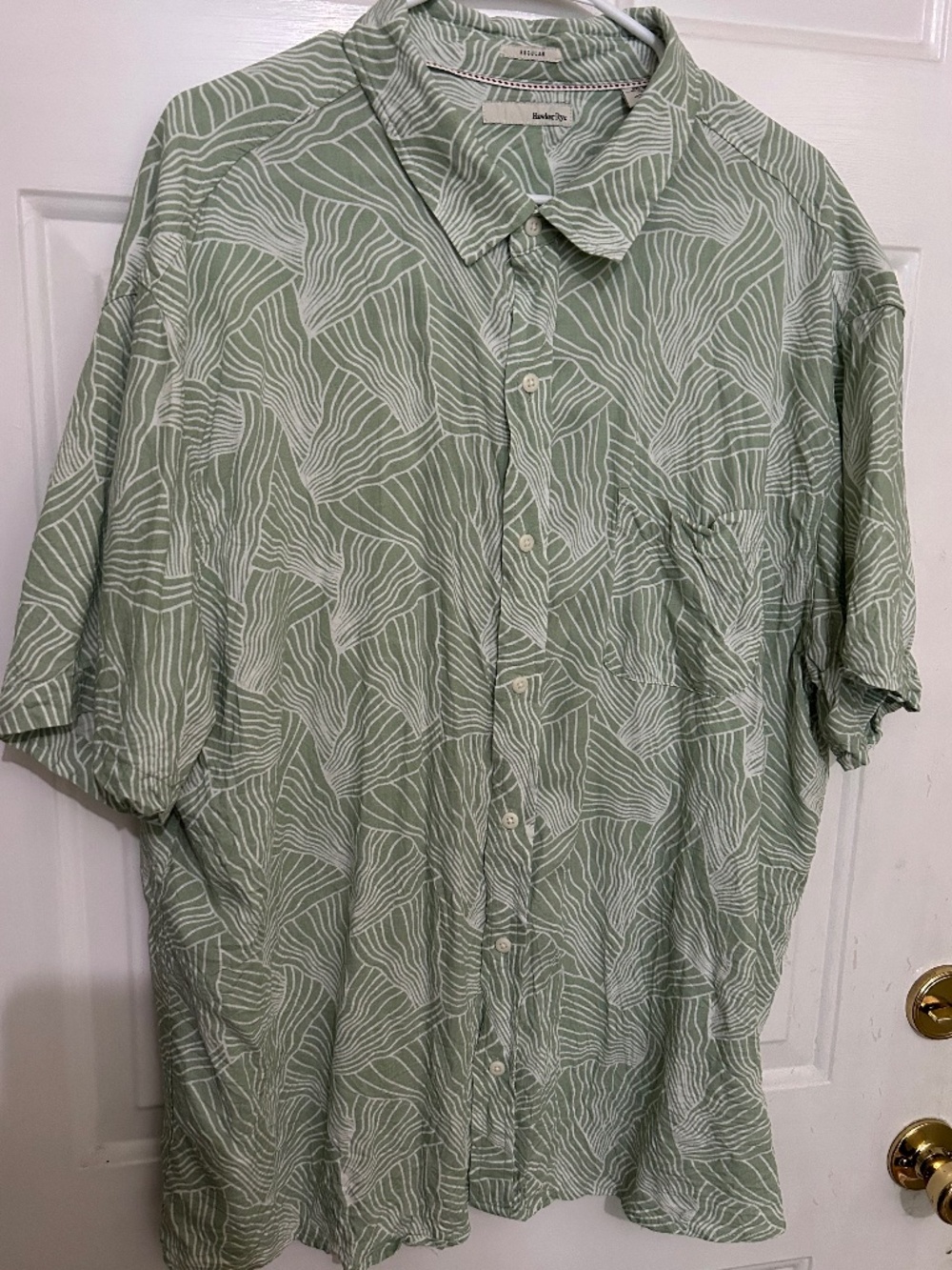 Hawker Rye, XXL-SH, green, short sleeve shirt